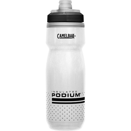 CamelBak Podium Chill 21oz Bike Water Bottle - White/Black