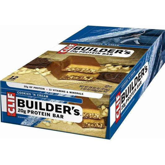 Clif Bar Clif Builder's Bar: Cookies 'n' Cream Box of 12