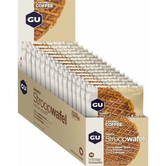 GU Stroopwafel: Caramel Coffee, Box of 16
