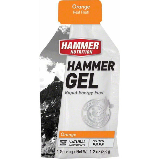 Hammer Nutrition Hammer Gel: Orange, 24 Single Serving Packets
